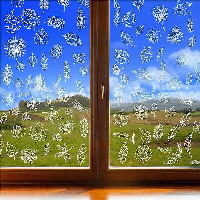 Decals Bird Alert Static Clings Door Window Glass Decoration